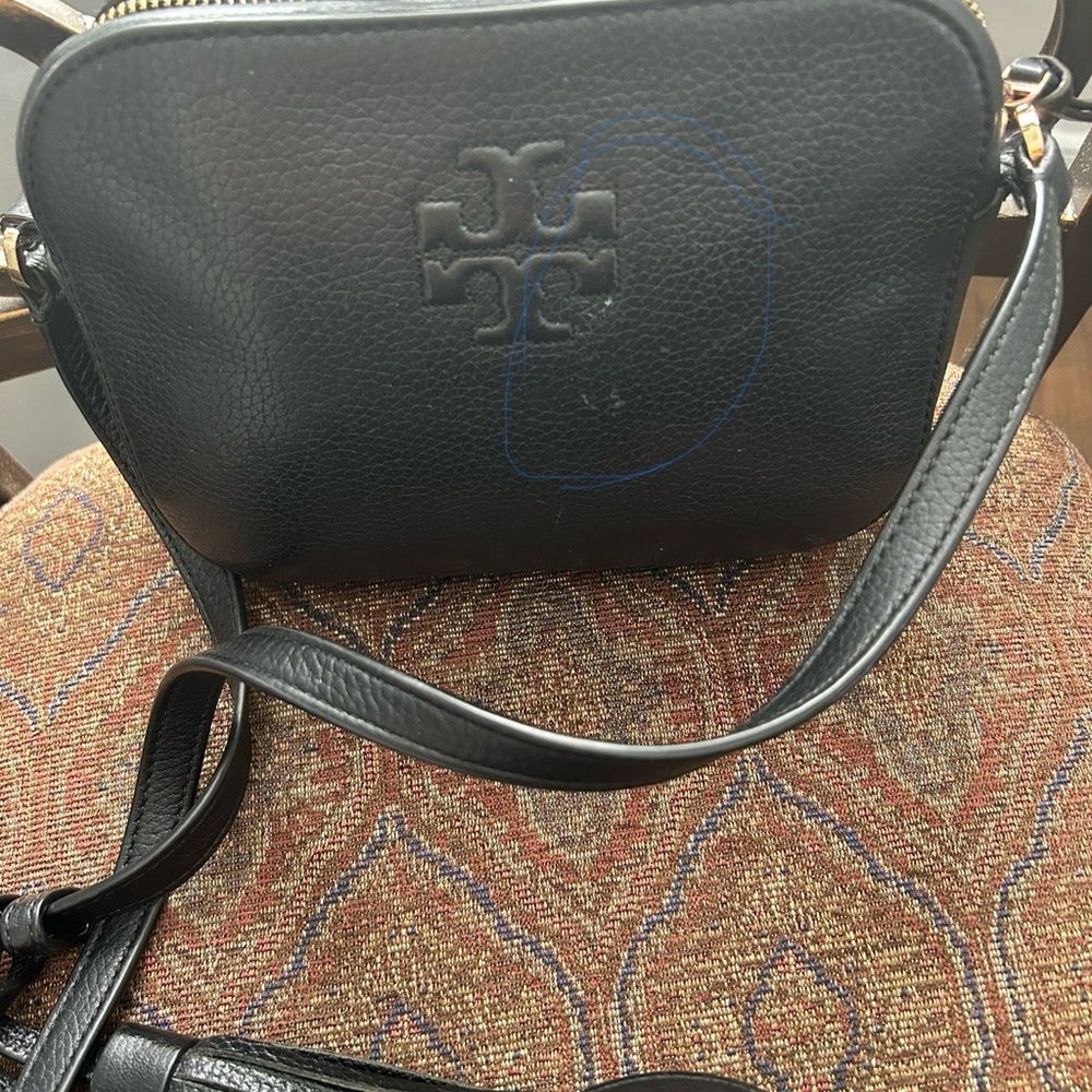 Black Tory Burch Camera Purse